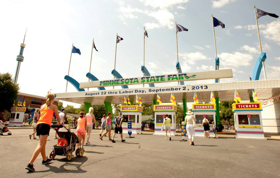 An entrance gate to the Minnesota State Fairgrounds along Snelling Avenue in St. Paul. (House Photography file photo)